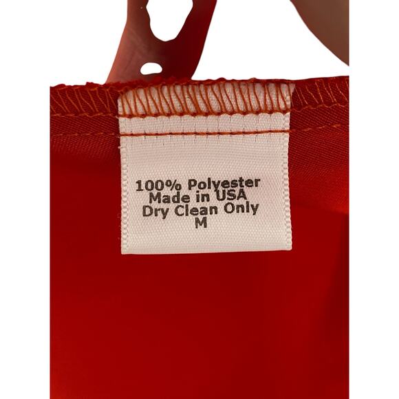 NONchalant Label Kiana Skirt Hi Low Satin Pull On Side Slit Orange Size Medium - Picture 8 of 10